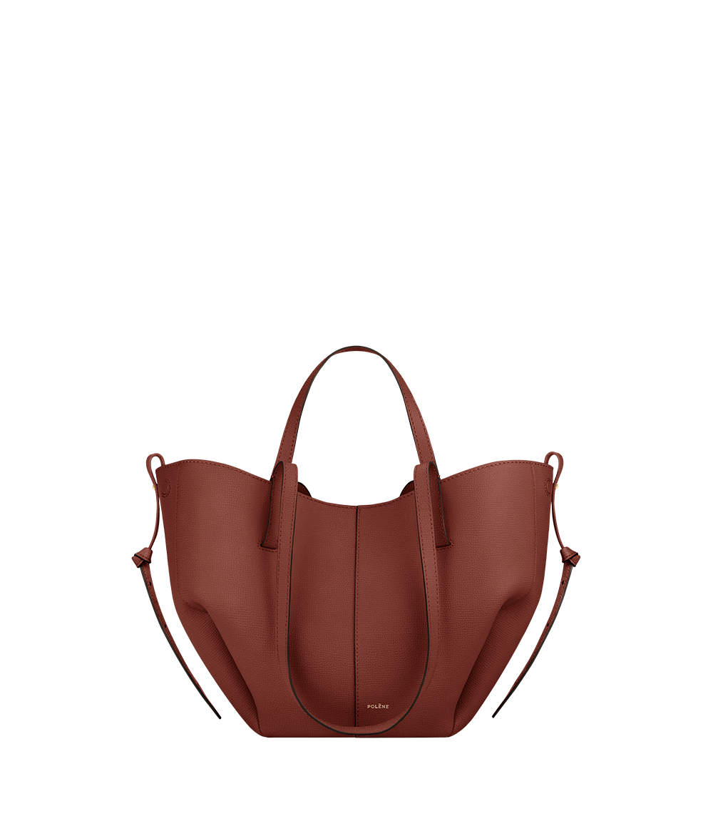 Polène | Bag - Cyme Mini - Textured Red Clay – Polène IT