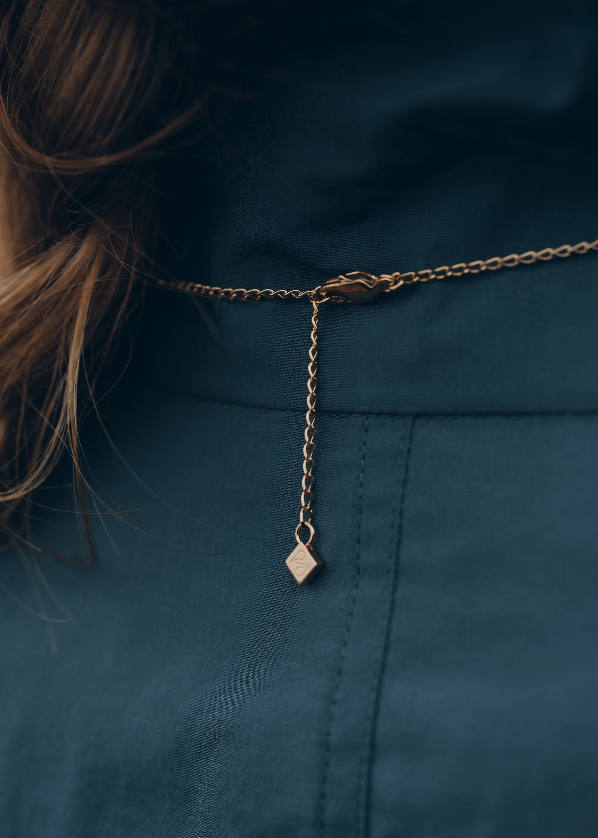 Pendente Éole - placcata oro 24 carati