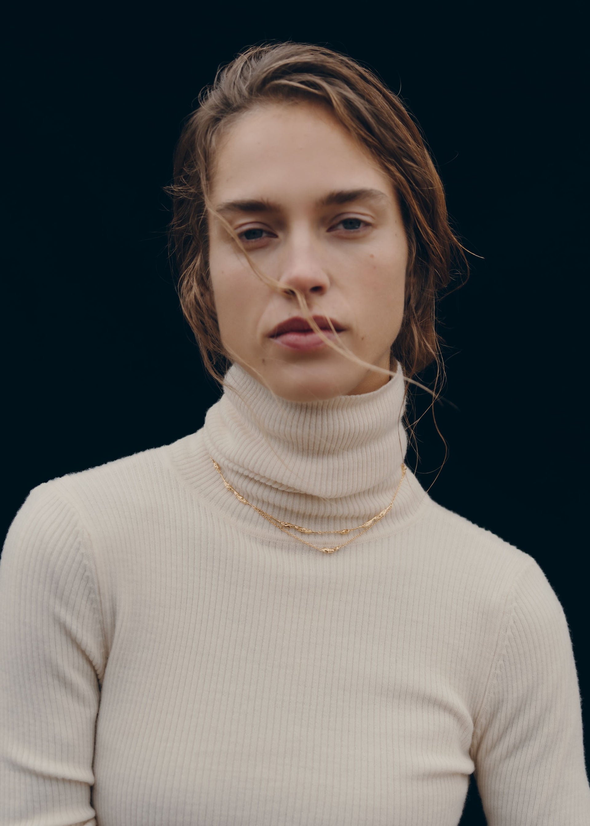 Catena doppia Eroz - placcata oro 24 carati