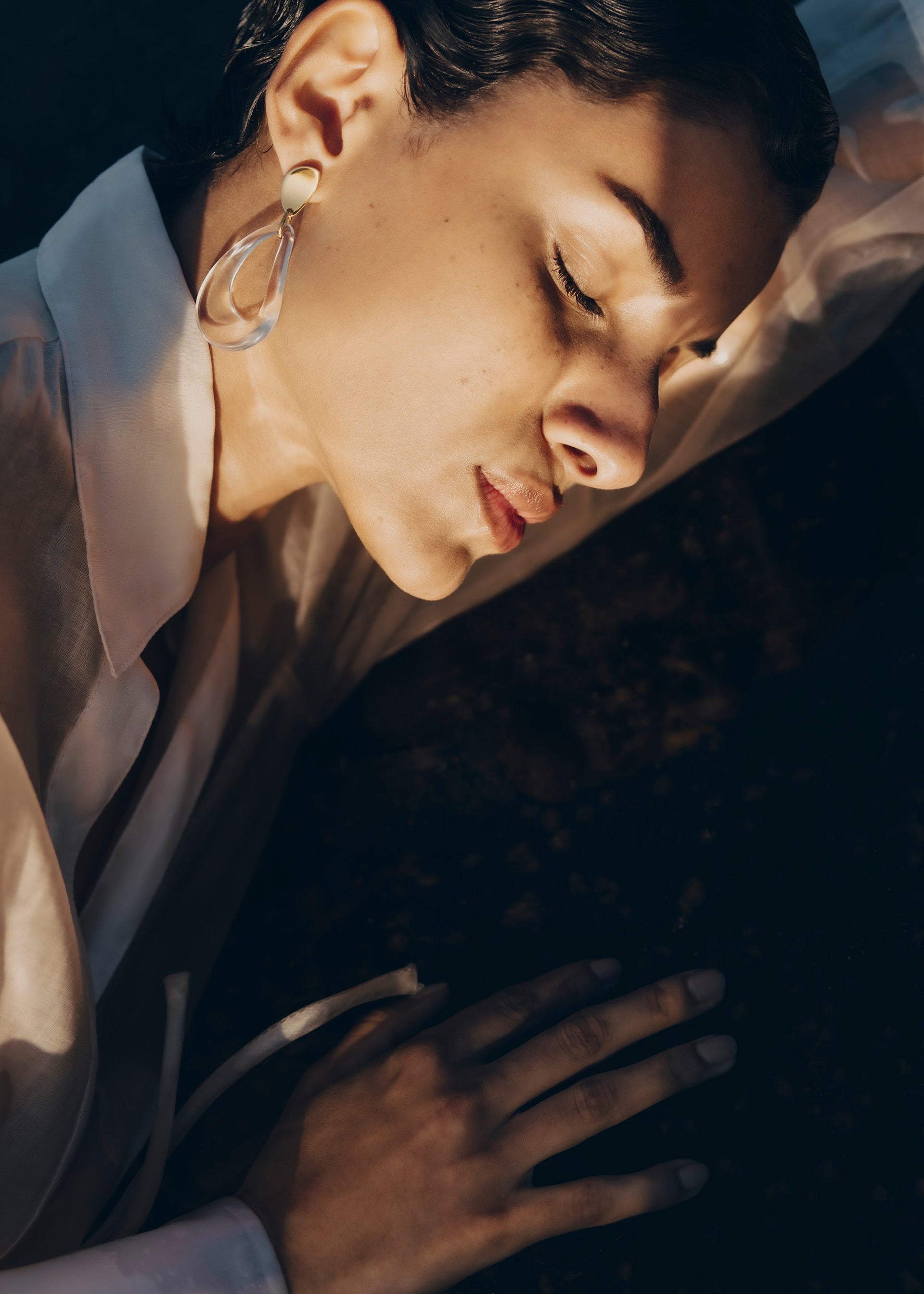 Orecchini pendenti Naé - Vetro