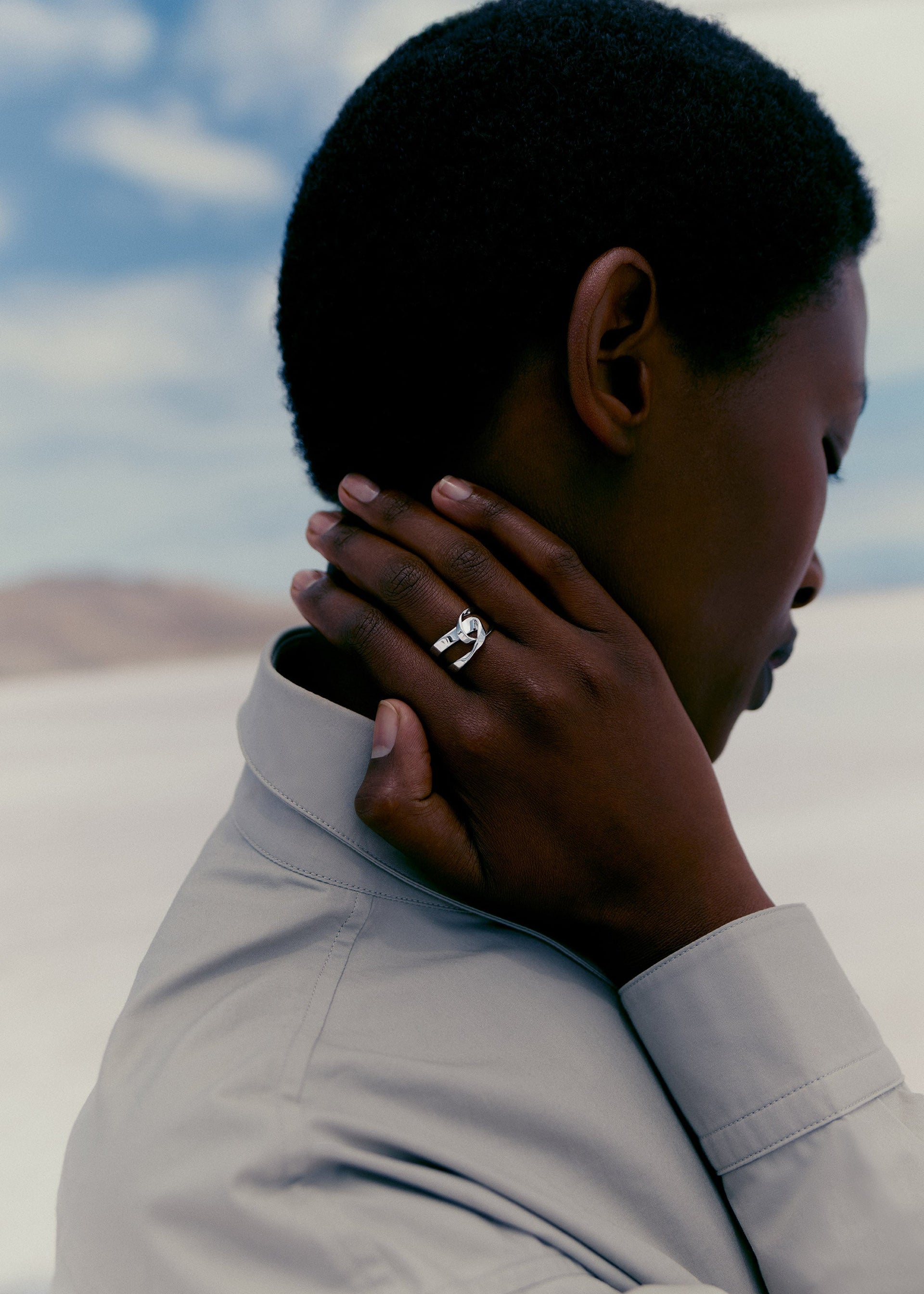 Anello Éole - argentata in ottone rodiato