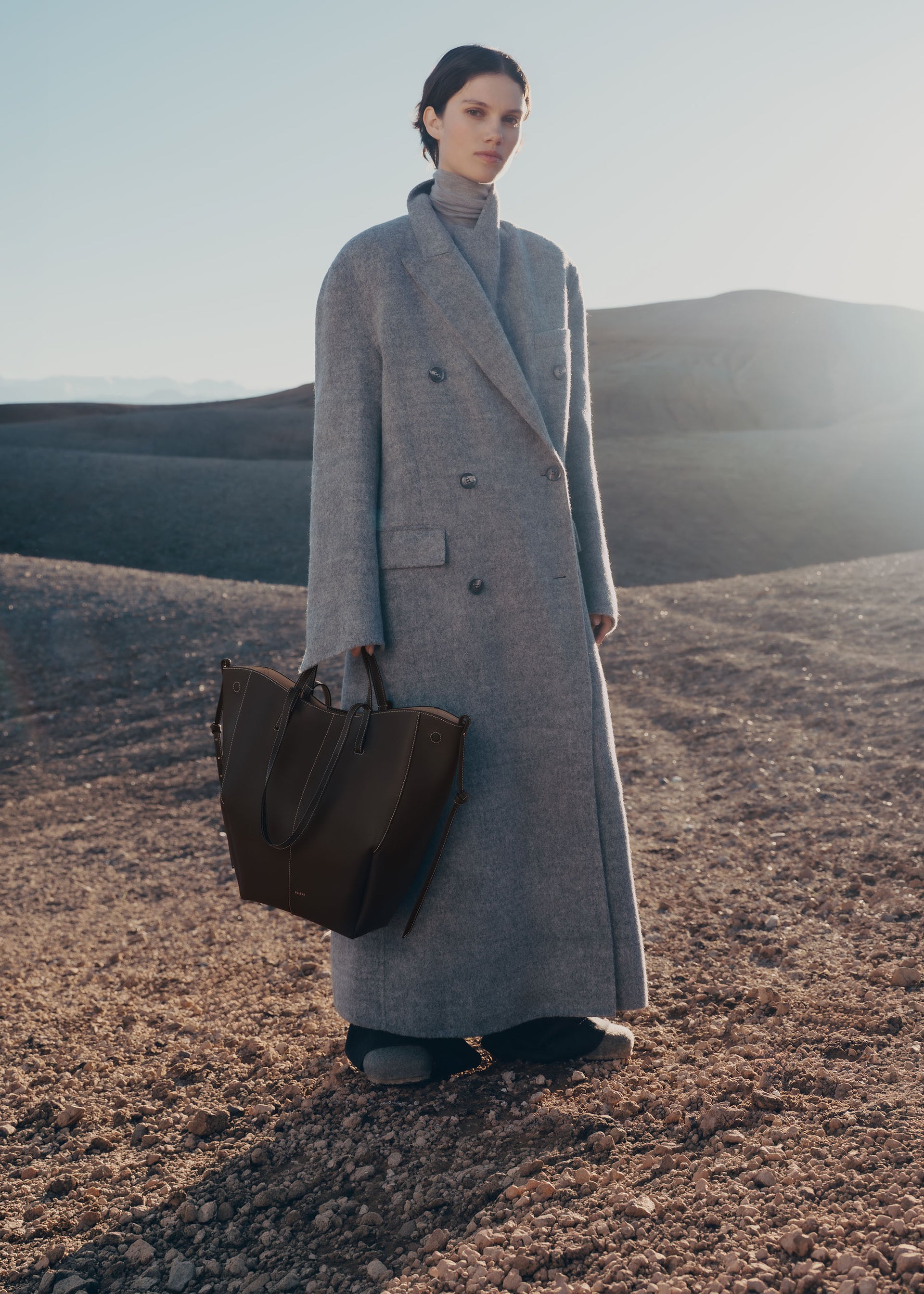 Cyme Tote - Ebano Granulata