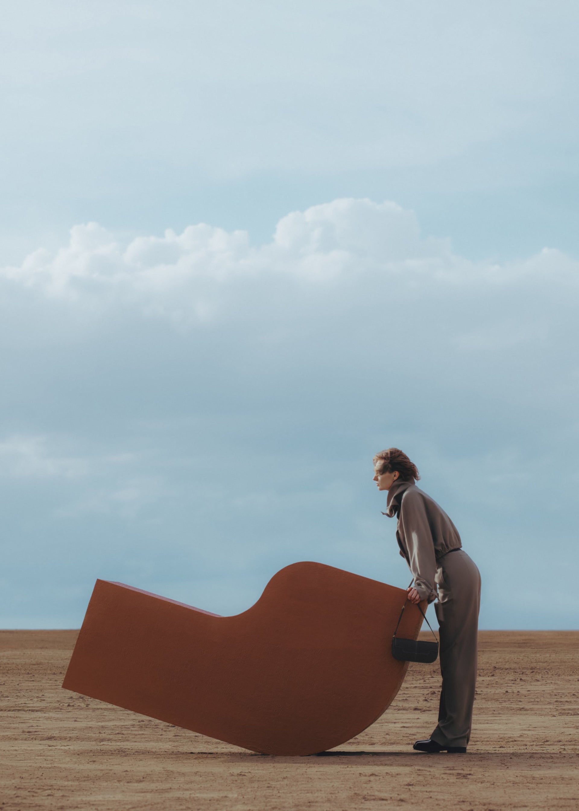 Osmo - Nero Liscia Cuciture Écru