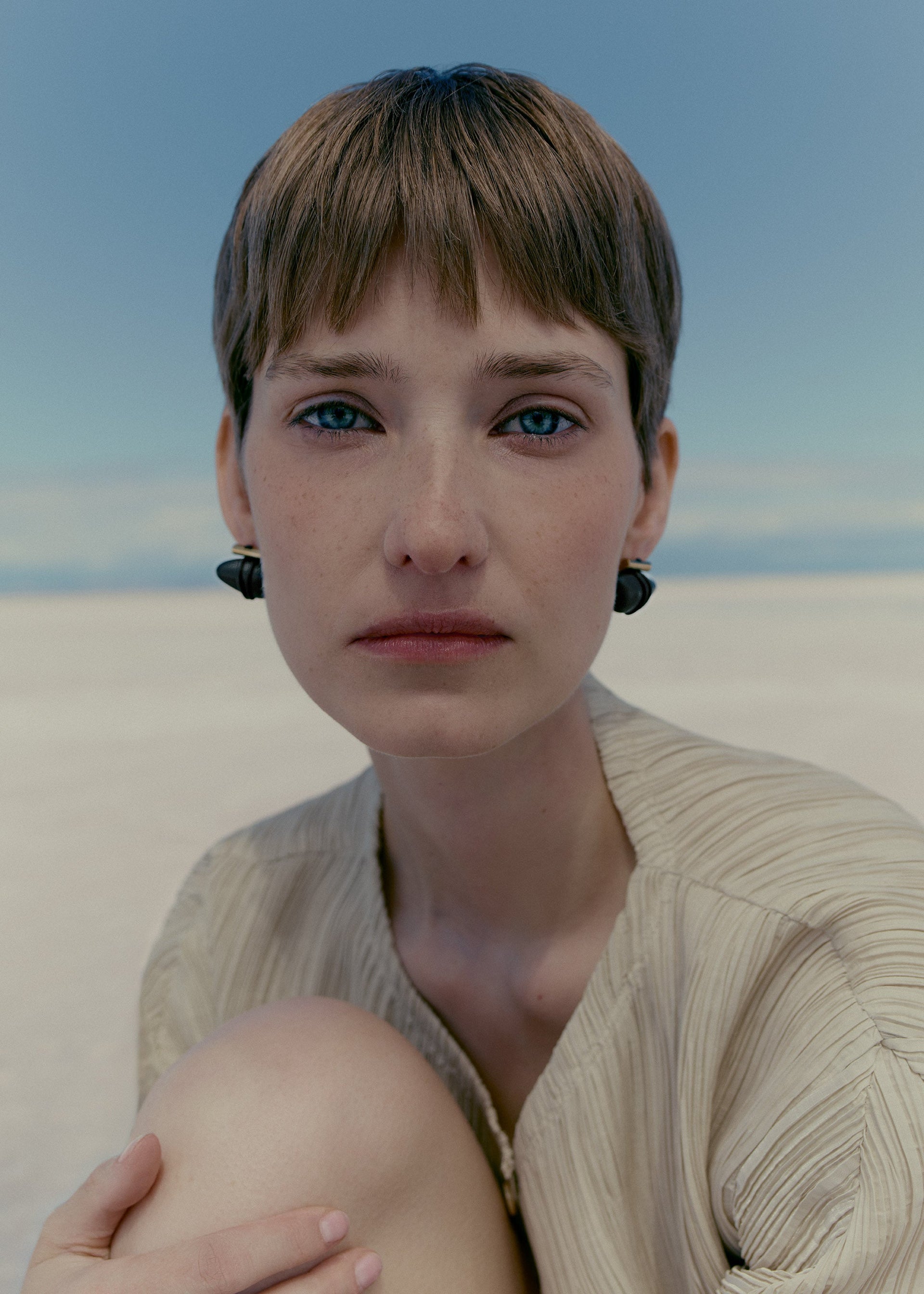 Orecchini a lobo Téré - Marmo Nero