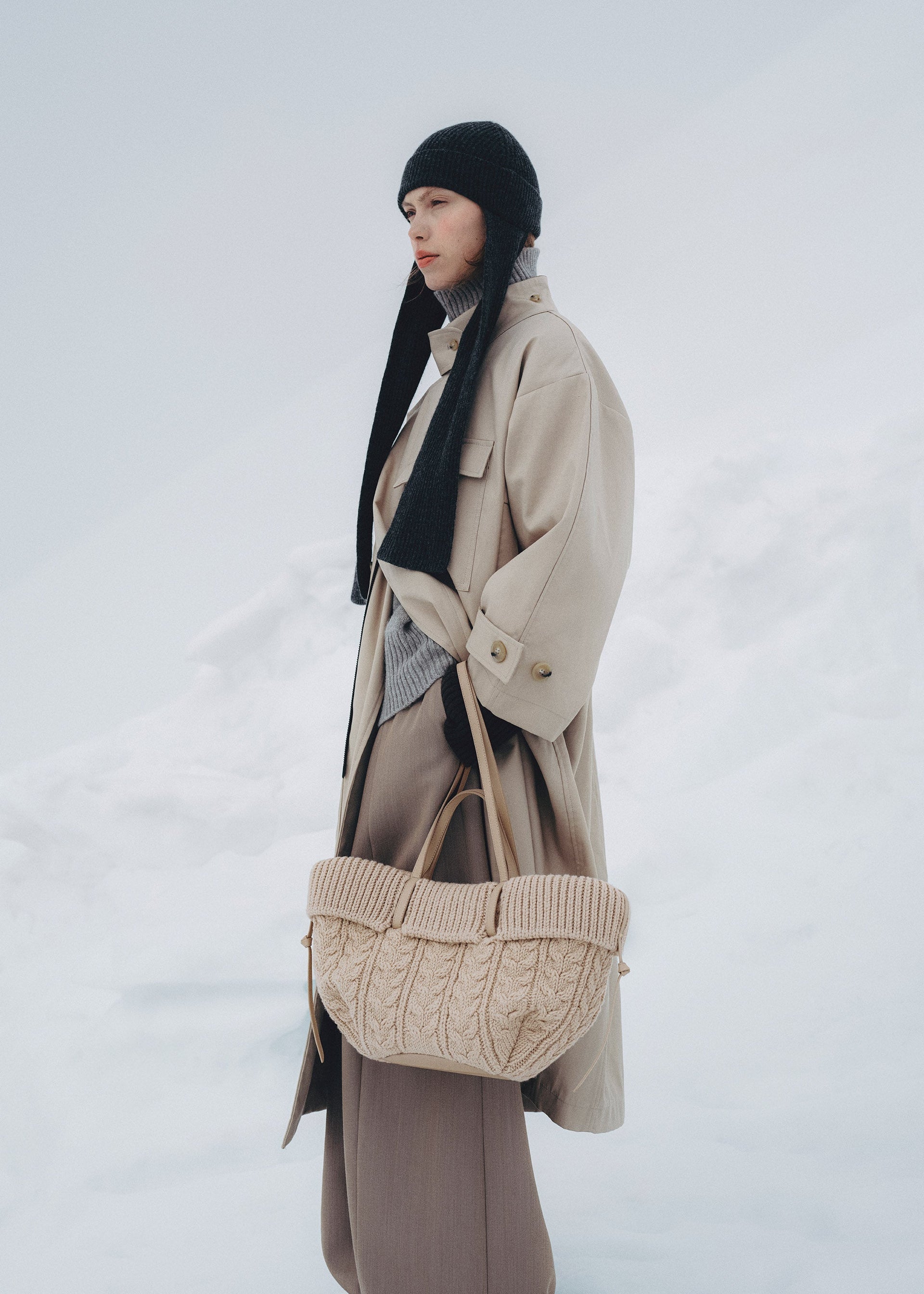 Cyme Mini - Écru Merino 