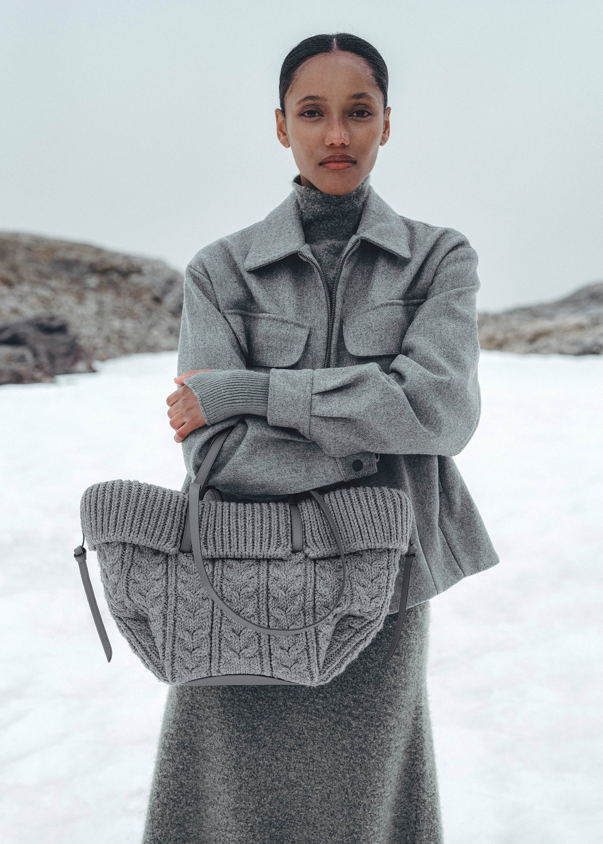 Cyme Mini - Ciottolo Merino 