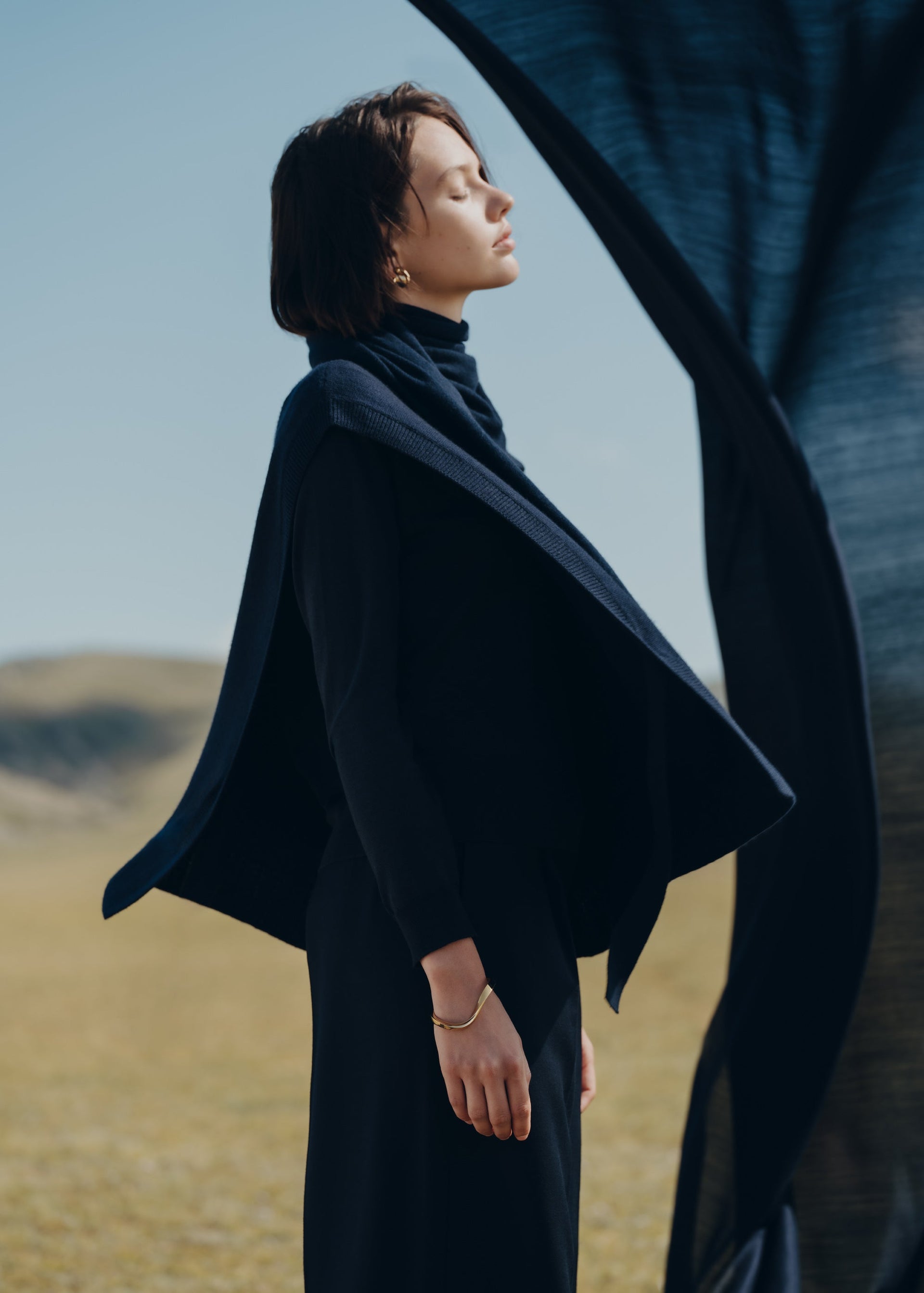 Bracciale a cerchio Éole - Placcata Oro 24 Carati