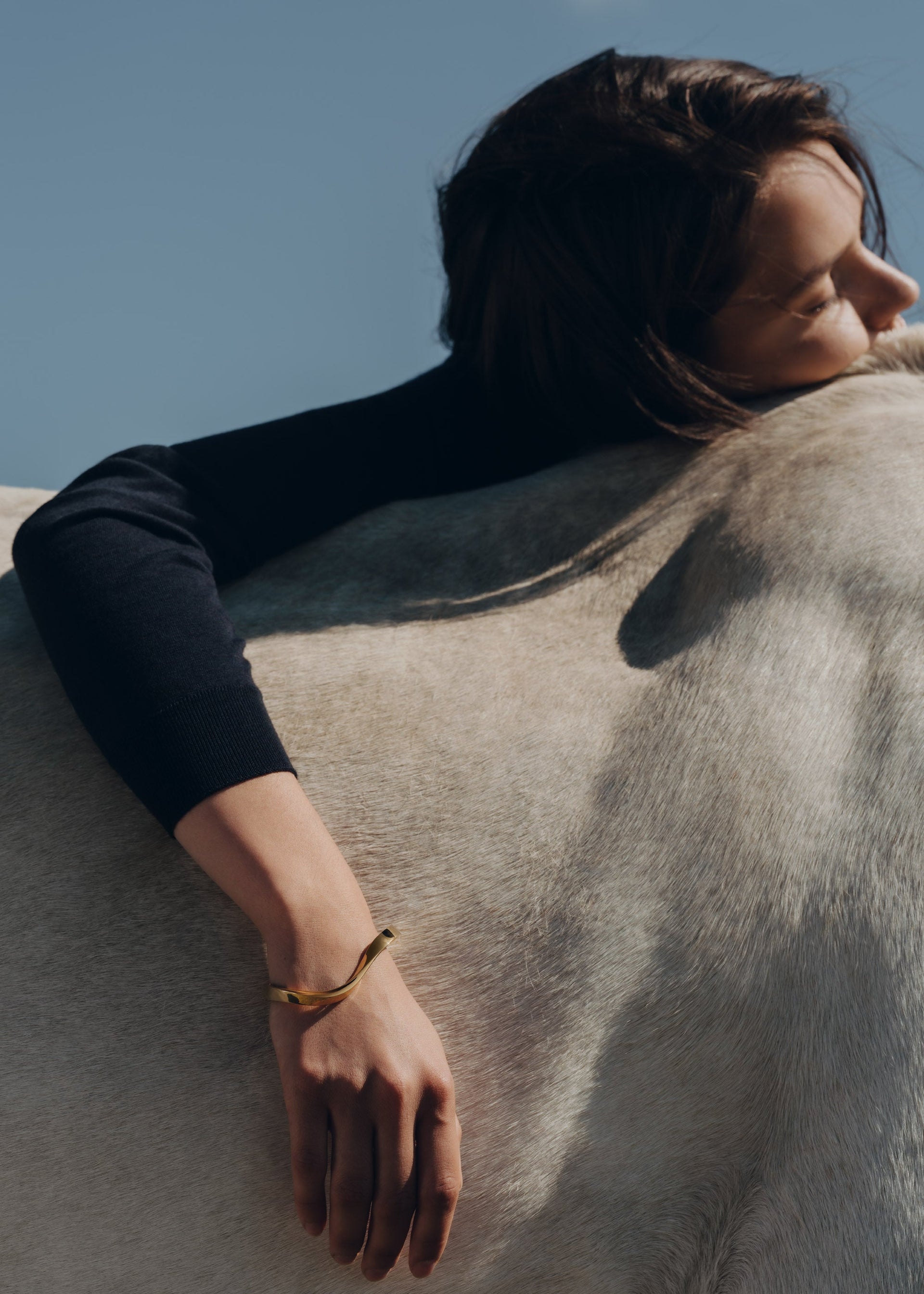 Bracciale a cerchio Éole - Placcata Oro 24 Carati