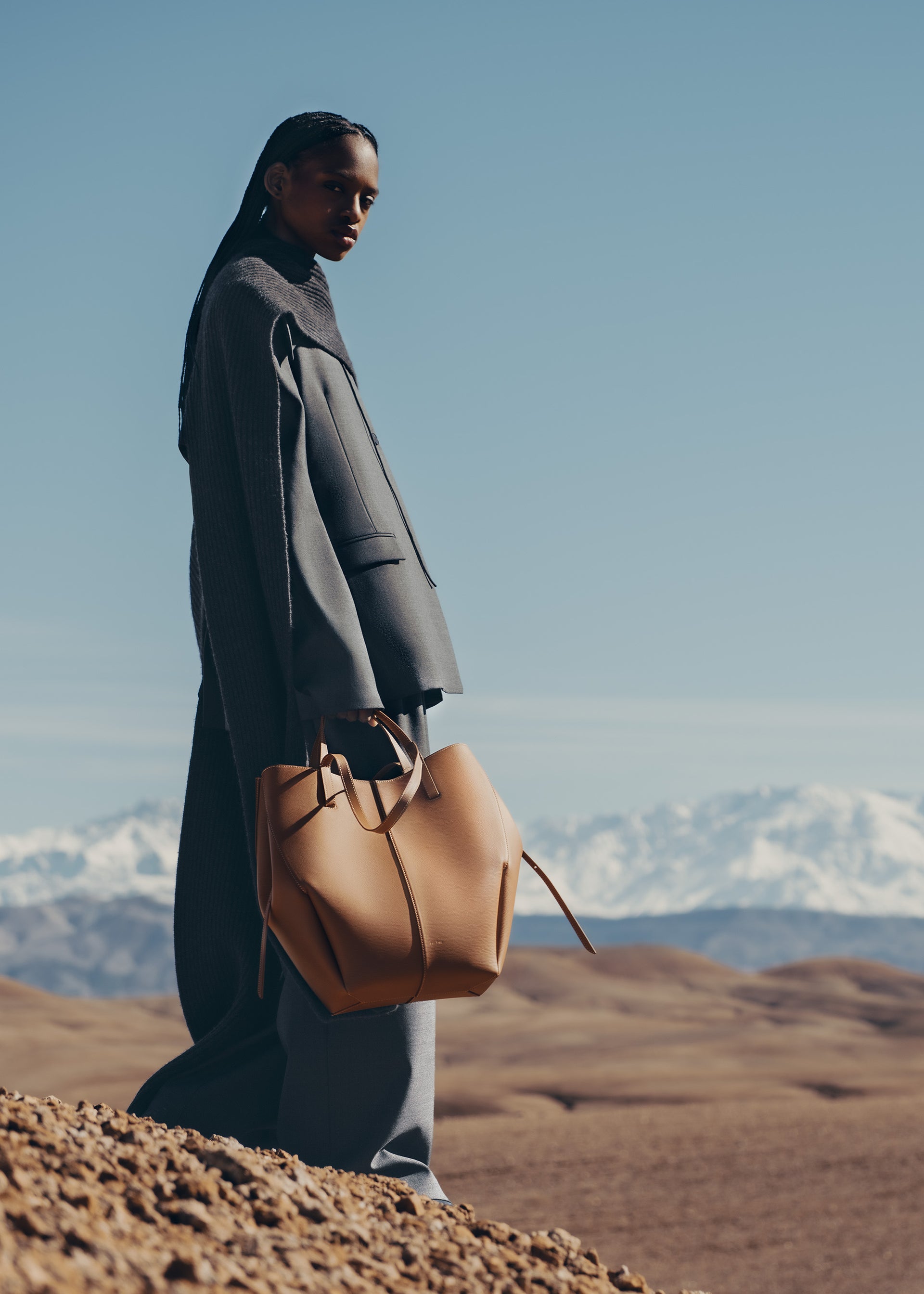 Cyme Tote - Cammello Granulata