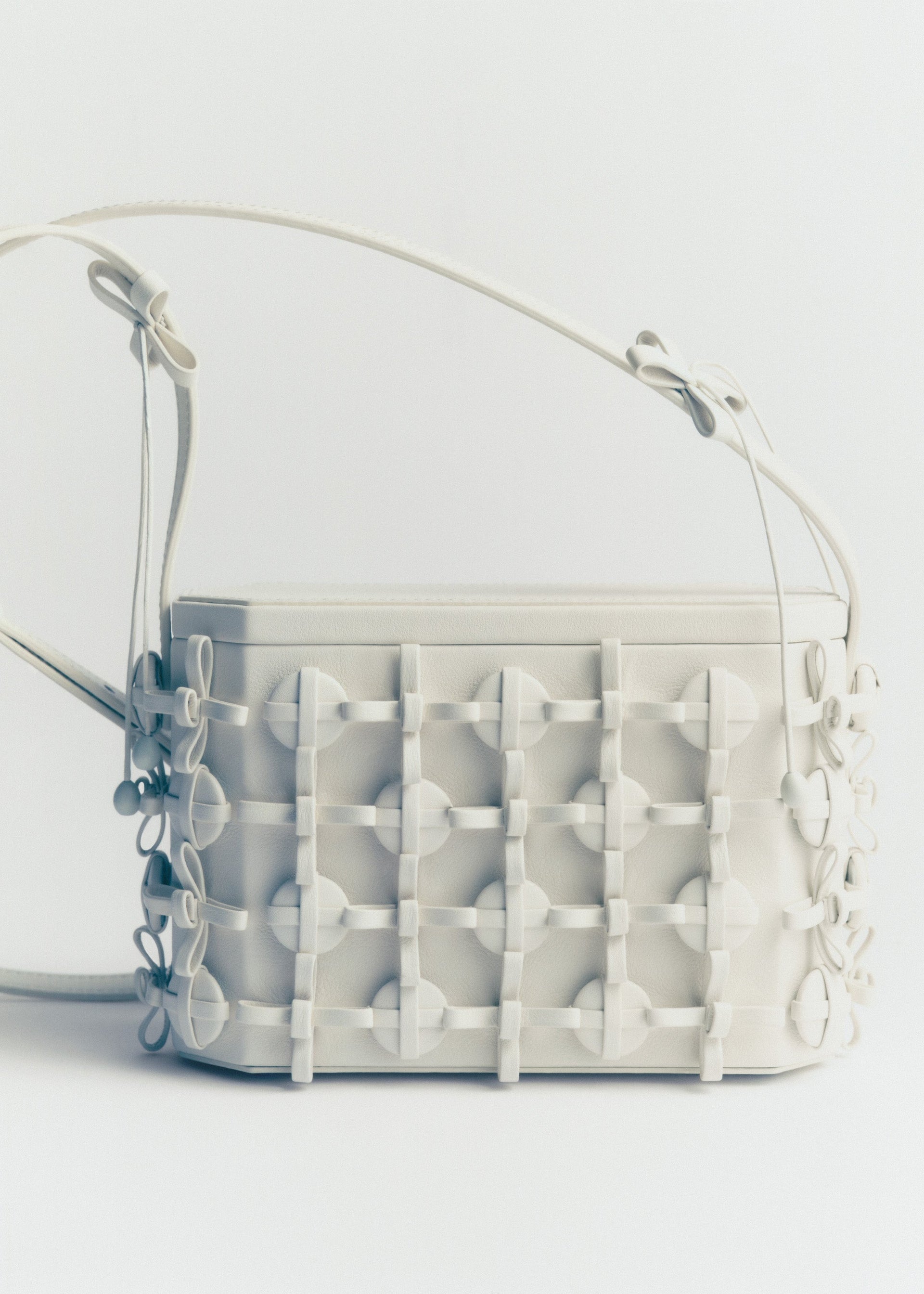 Button Bow Box - Porcellana