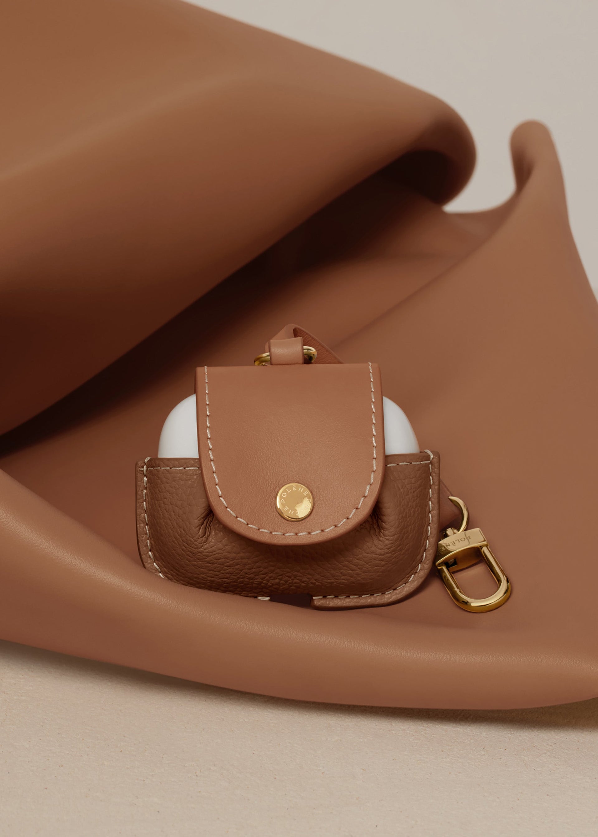 Custodia per Airpod - Duo Cammello