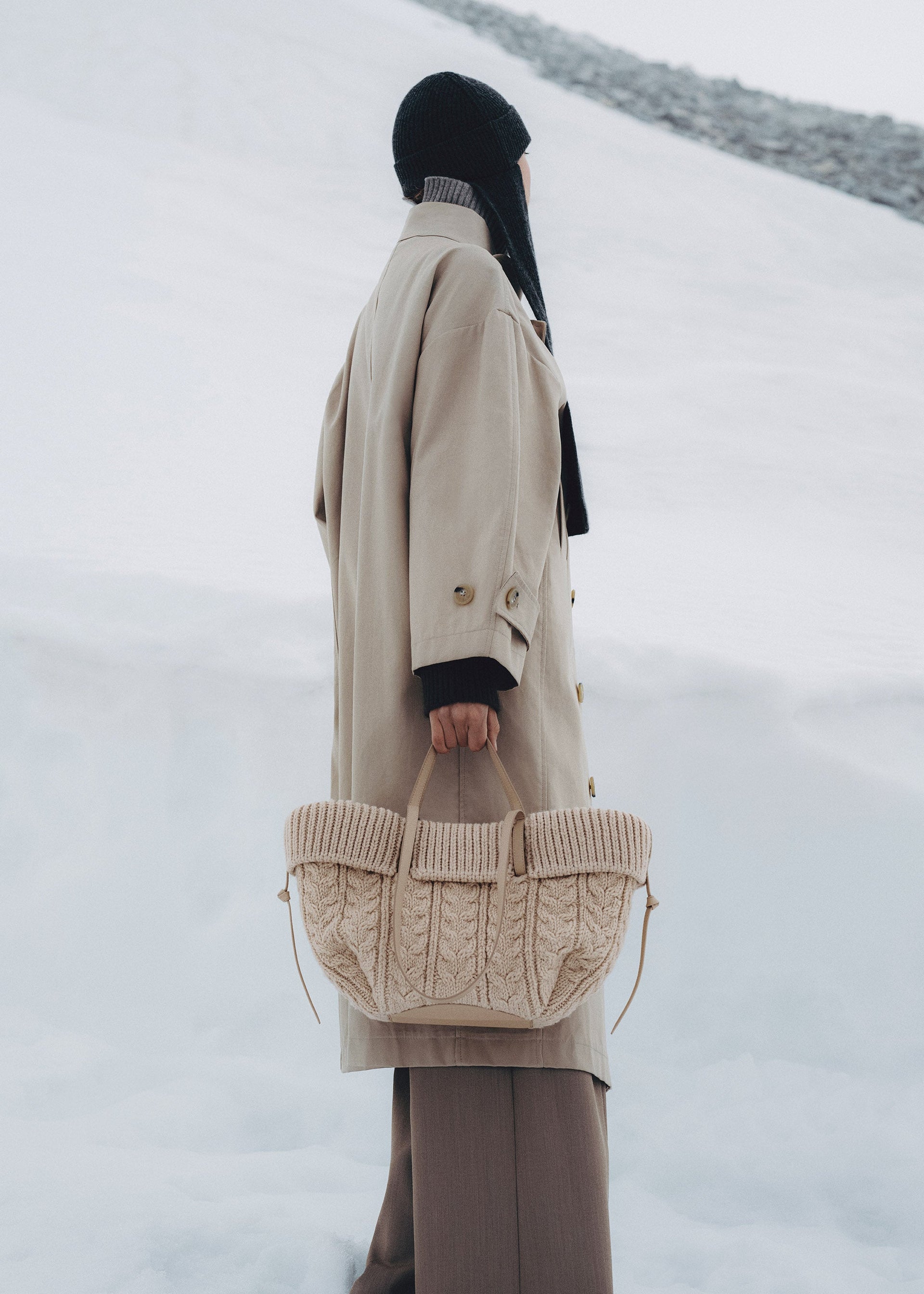 Cyme Mini - Écru Merino 