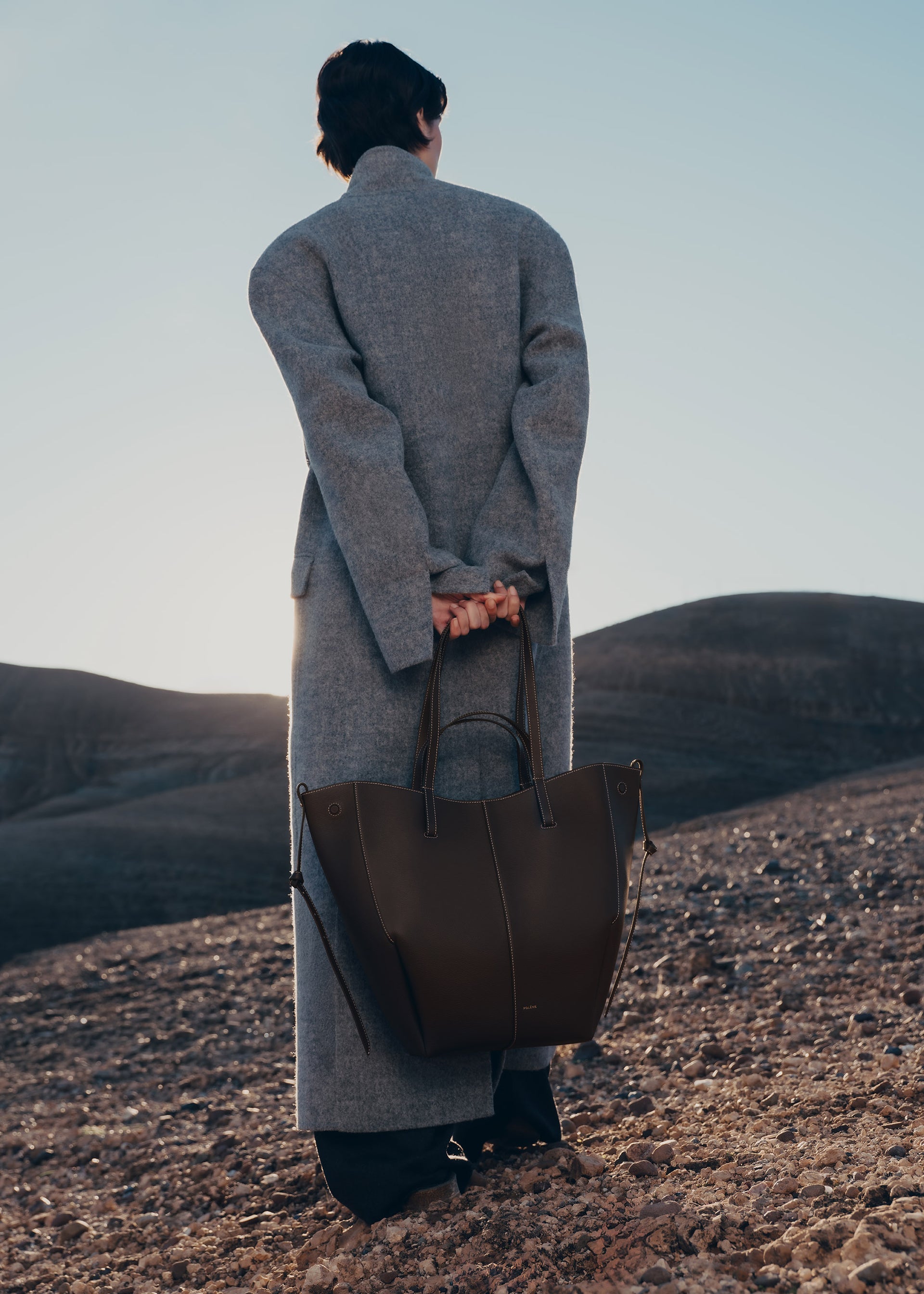 Cyme Tote - Ebano Granulata