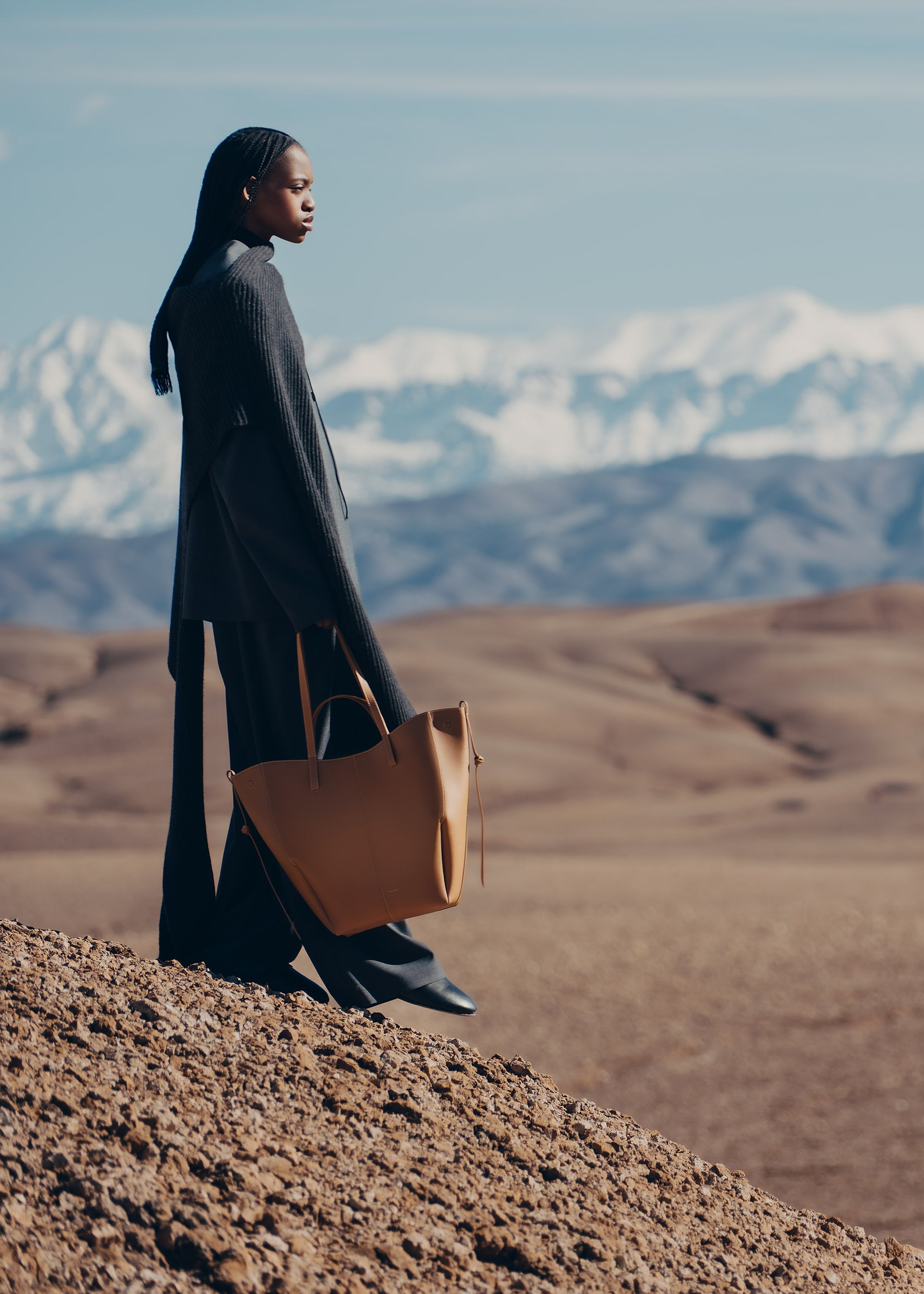 Cyme Tote - Cammello Granulata