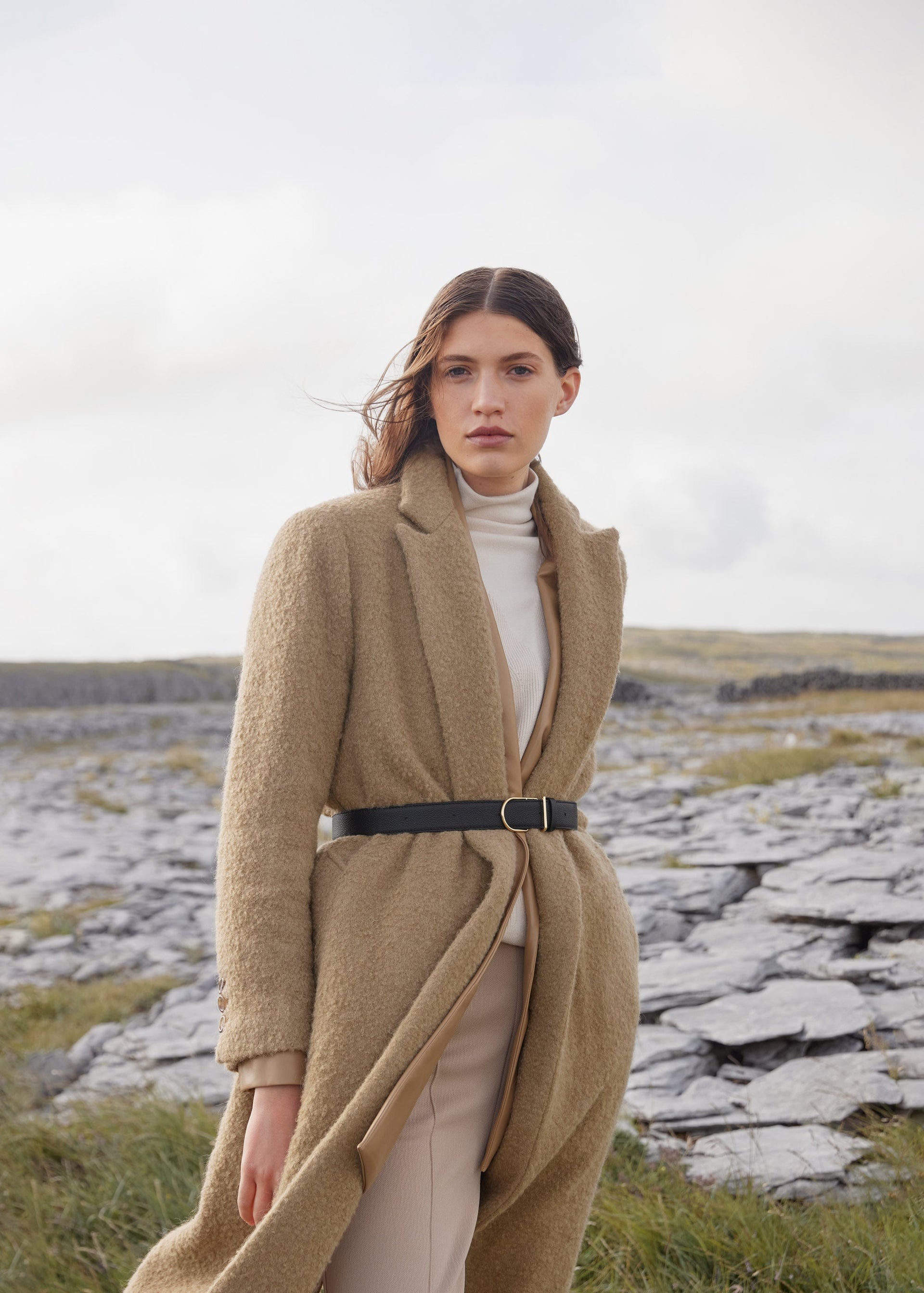 Cintura Umi - Nero Granulata