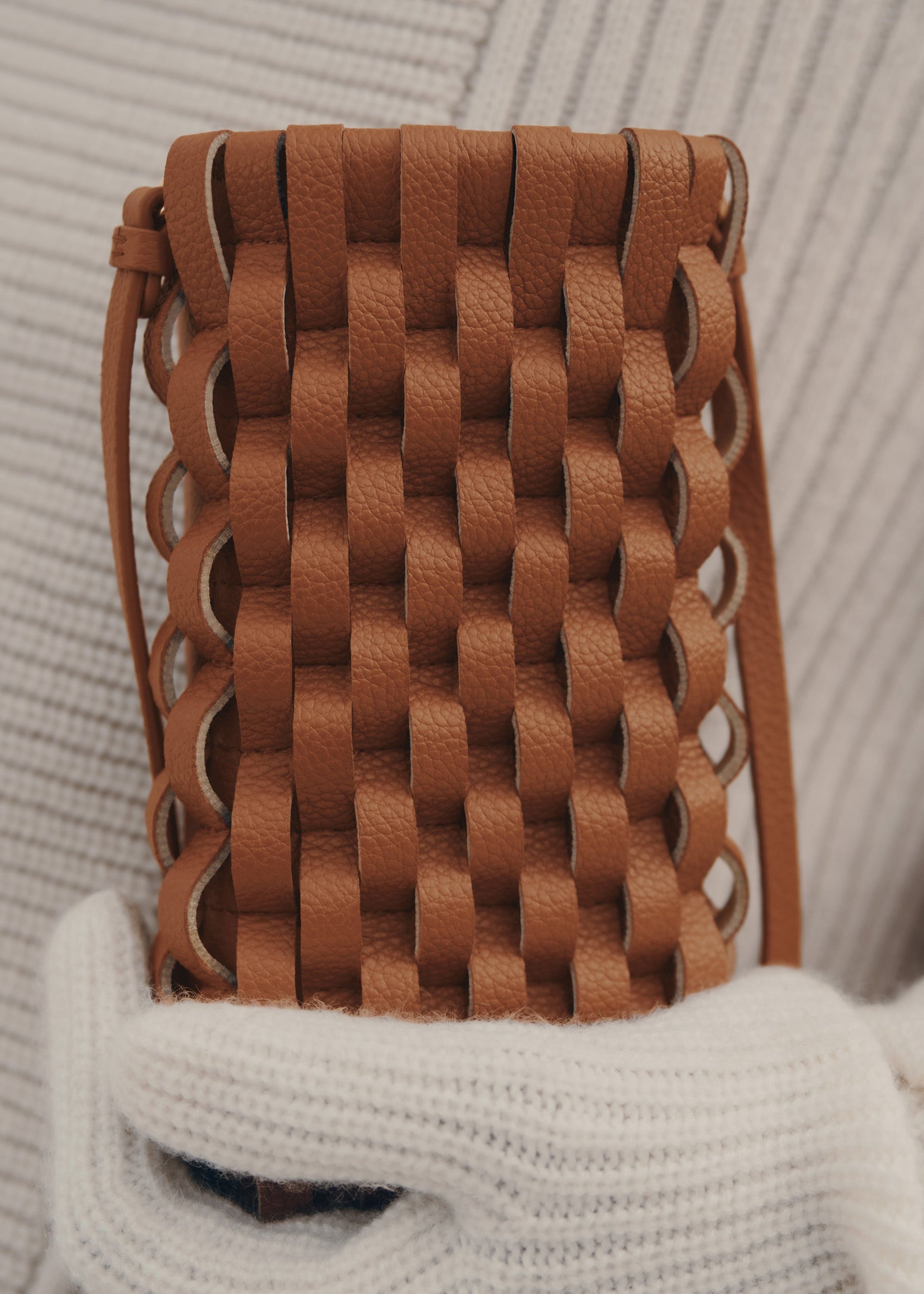 Custodia per Telefono Onda - Cognac