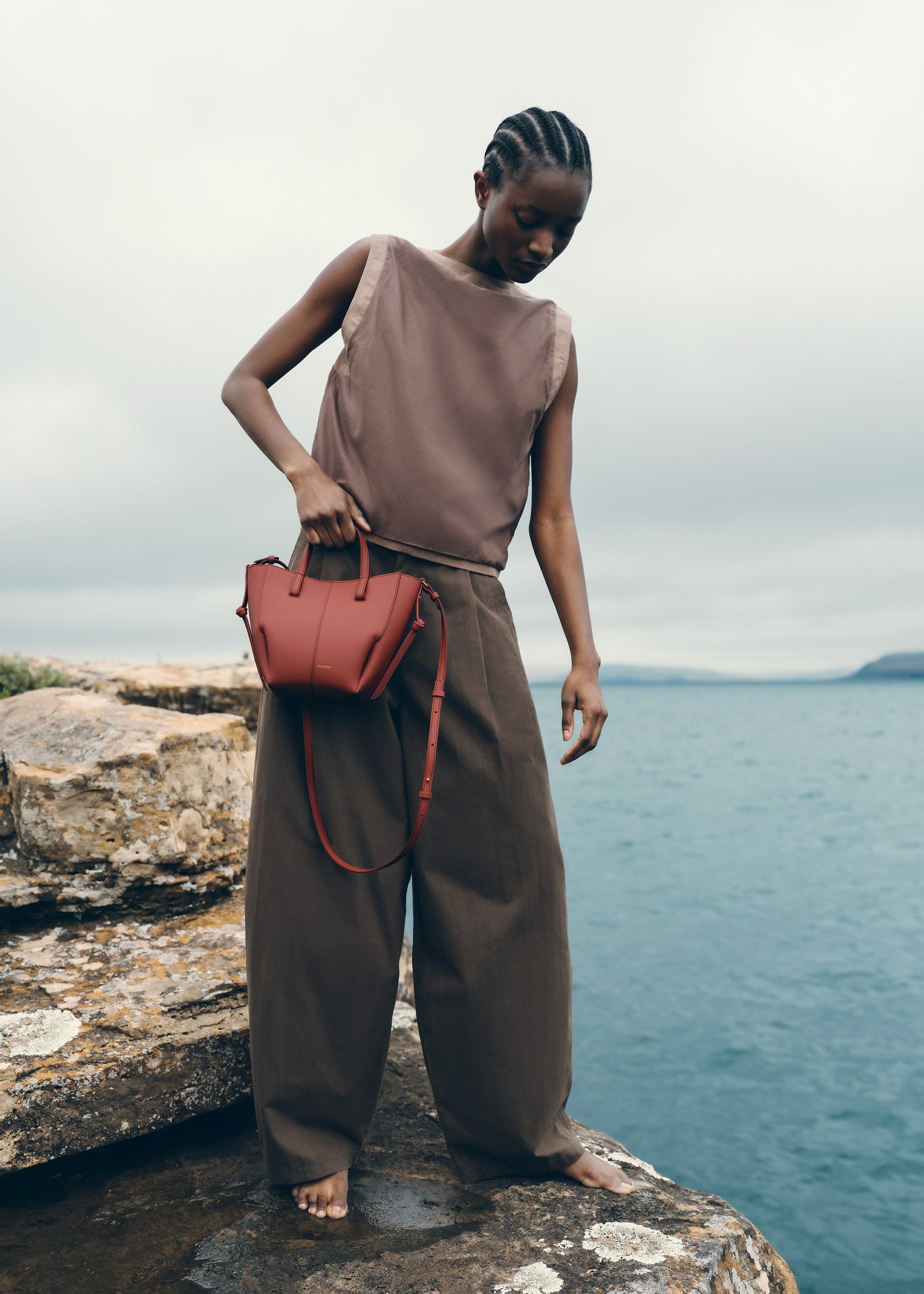 Cyme Tote Nano - Terracotta Granulada