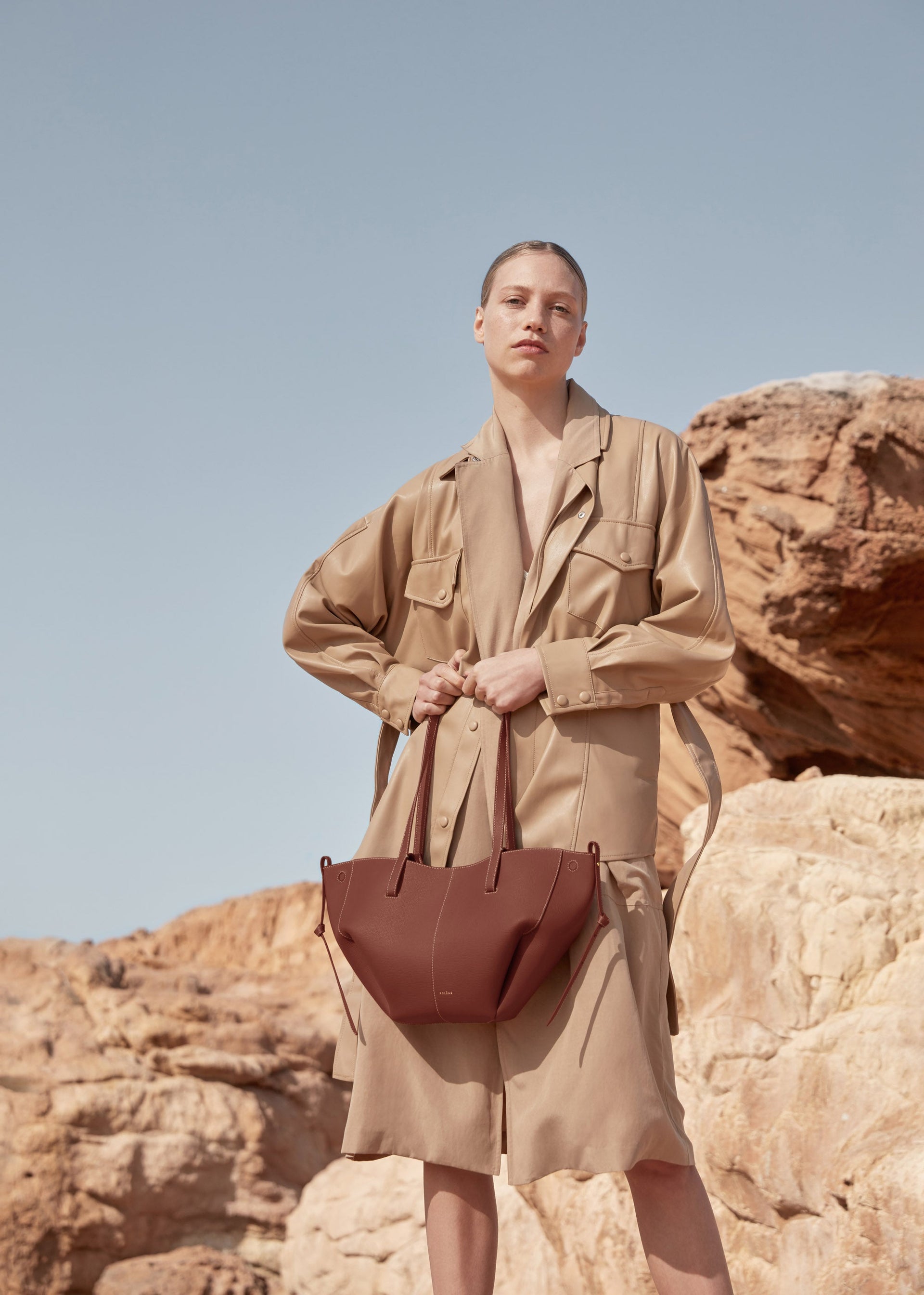 Cyme Mini - Cognac Granulata