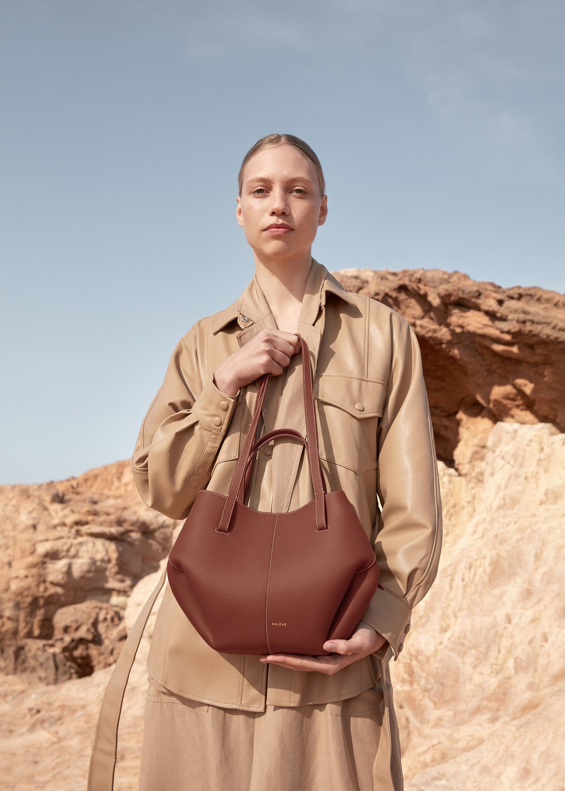 Cyme Mini - Cognac Granulata