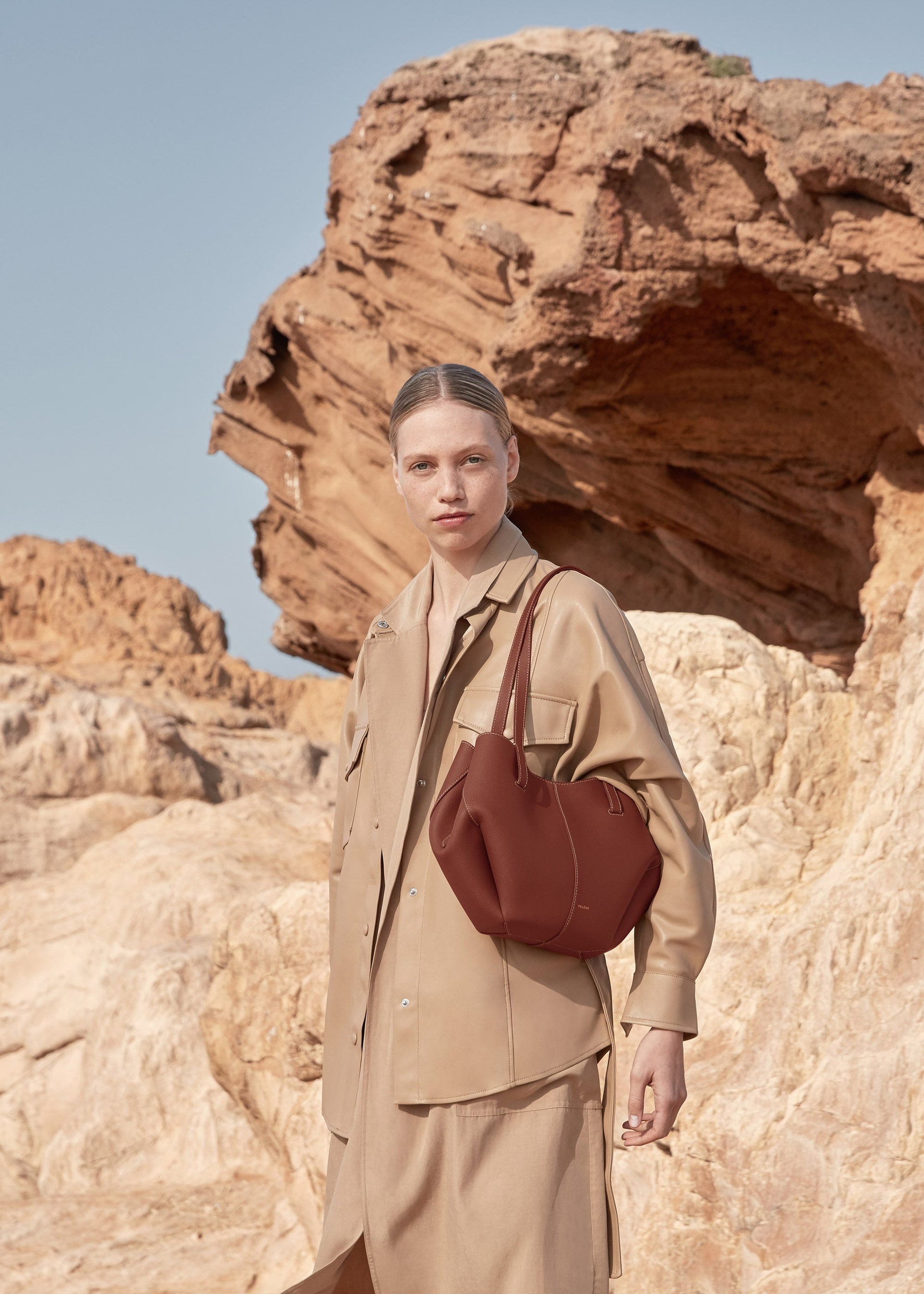 Cyme Mini - Cognac Granulata