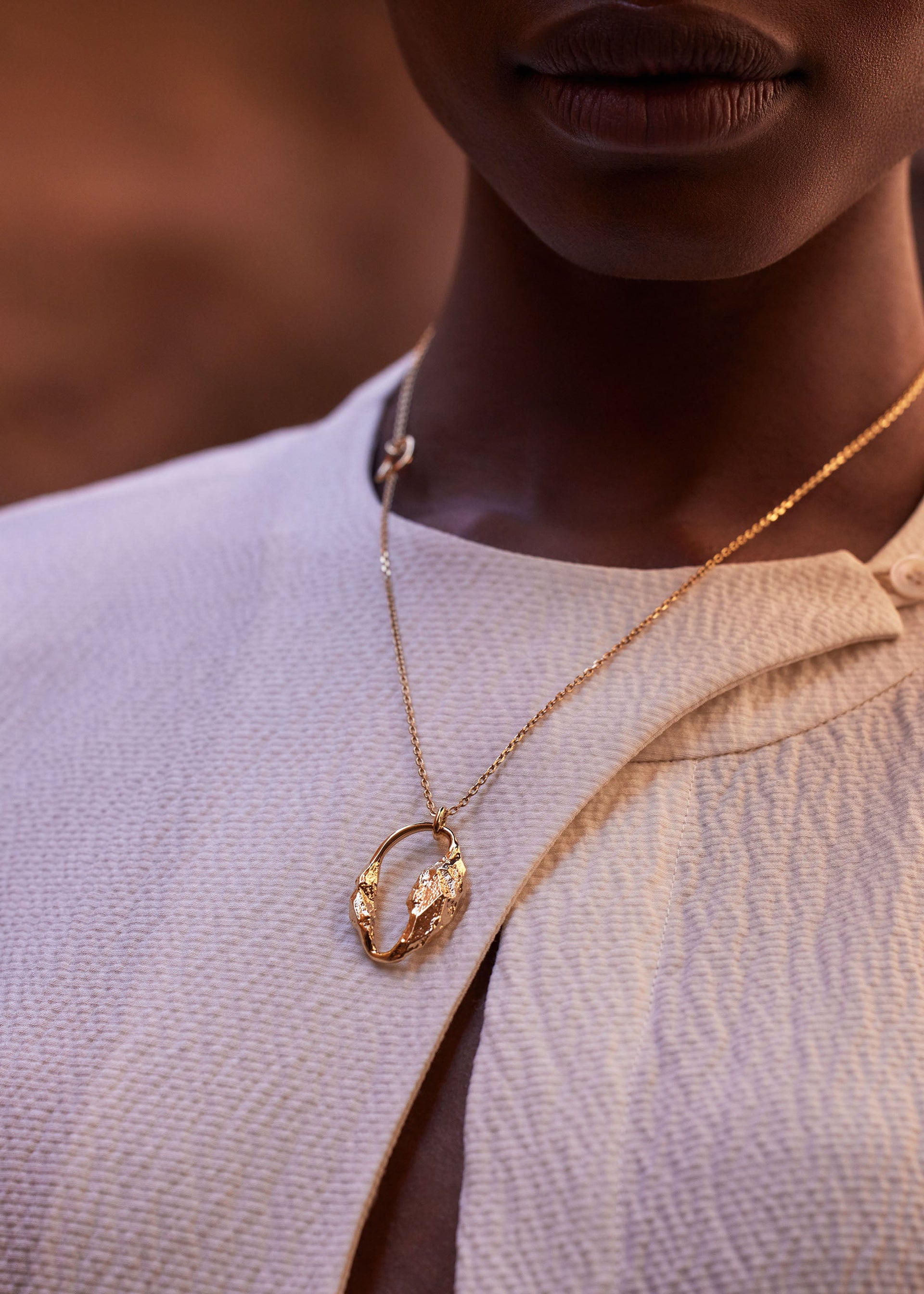 Pendente Eroz - placcata oro 24 carati