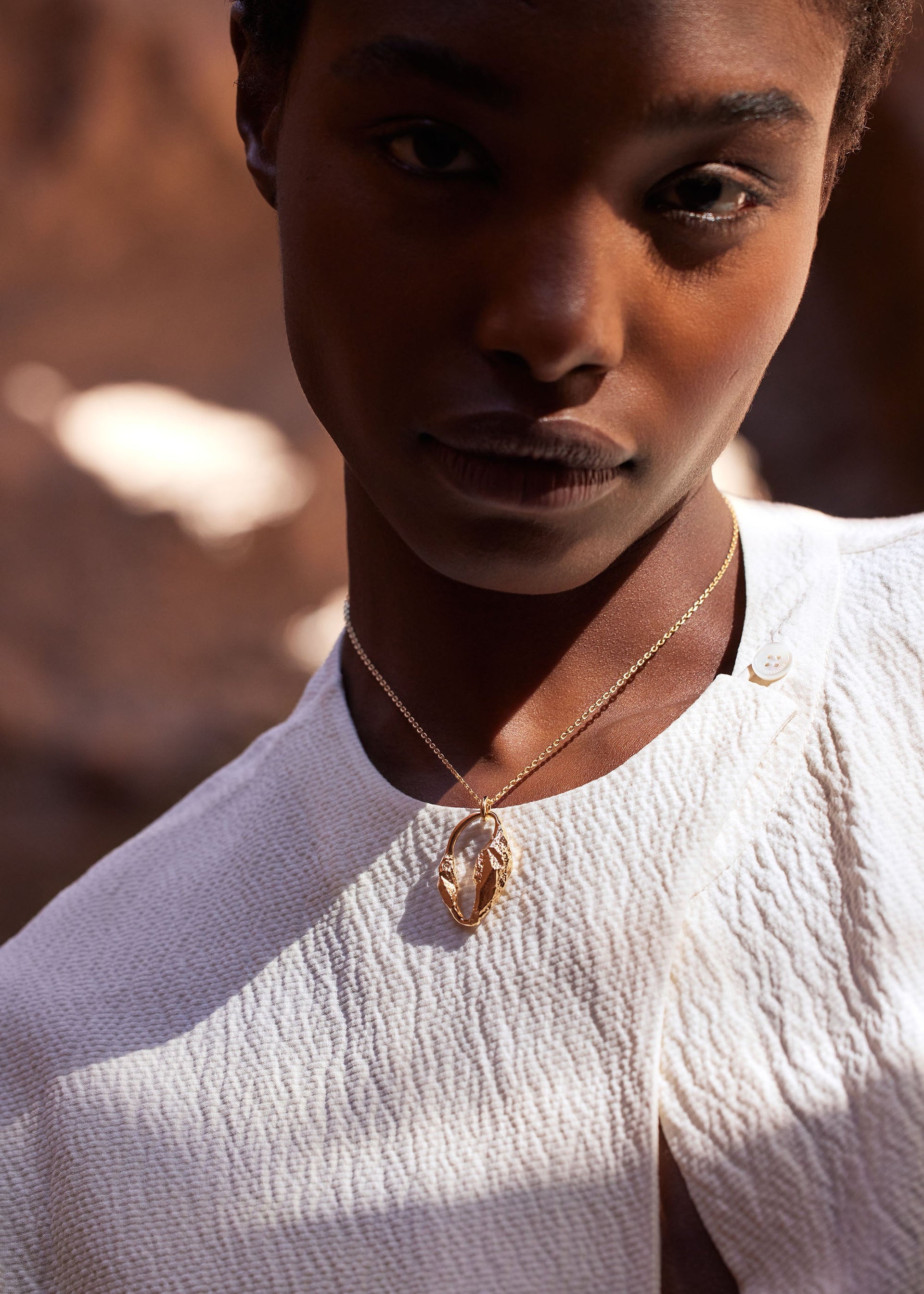 Pendente Eroz - placcata oro 24 carati