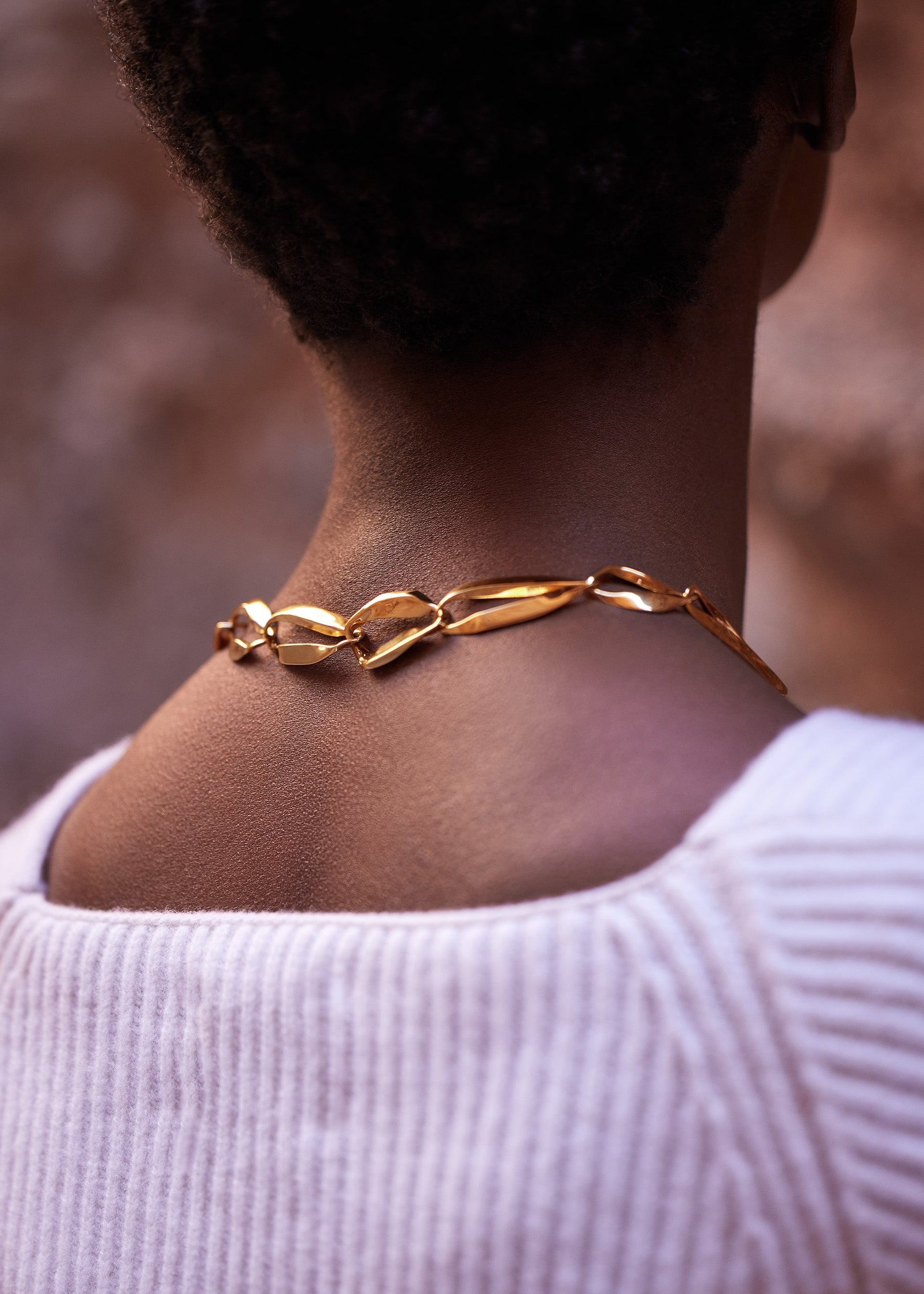 Catena Éole​ - placcata oro 24 carati