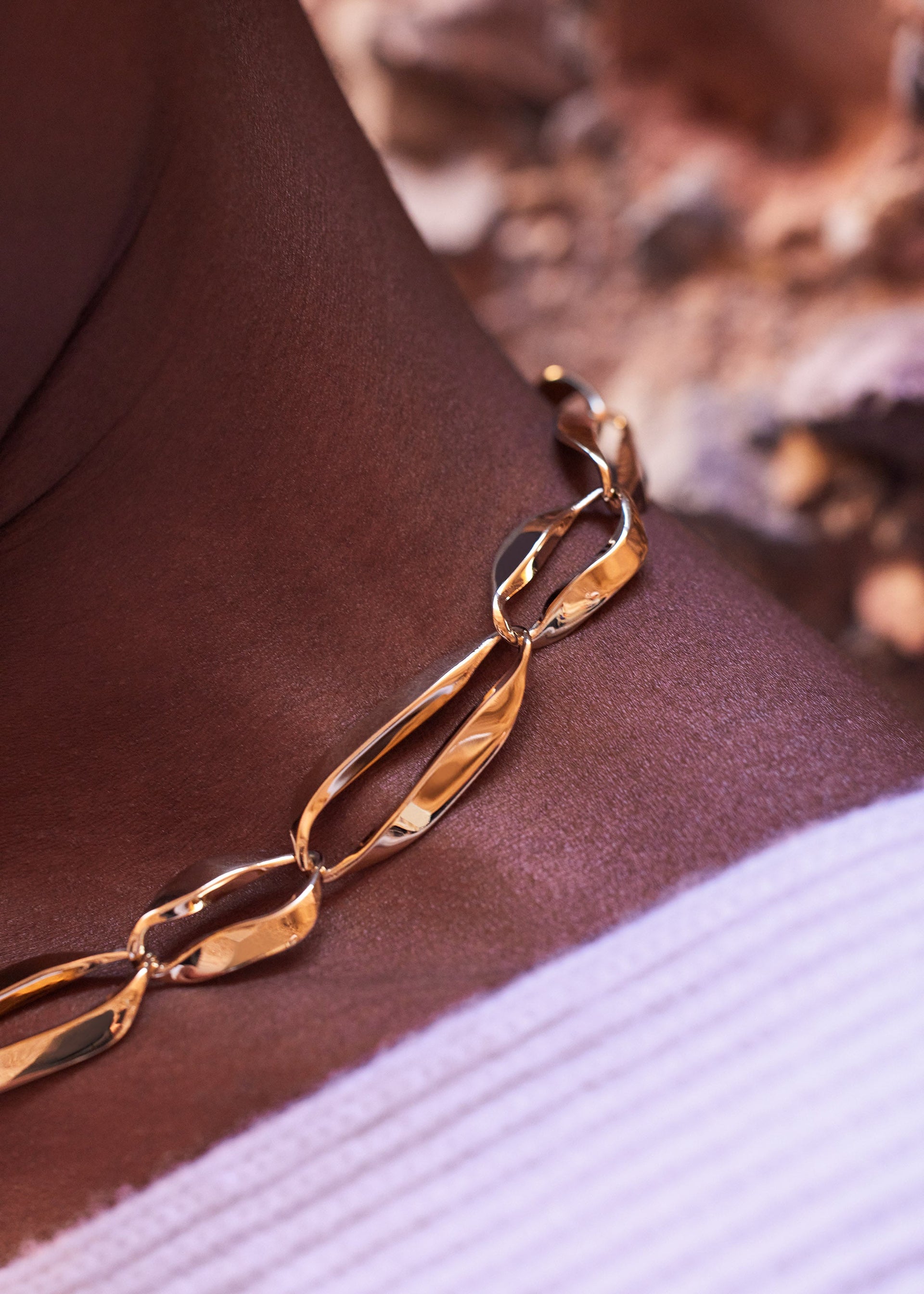 Catena Éole​ - placcata oro 24 carati